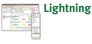 Lightning Thunderbird Extension Calender Groupware | (c) mozilla.org/projects/calendar/lightning/