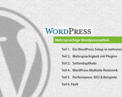 Einleitung - Wordpress als CMS für mehrsprachige Webseiten