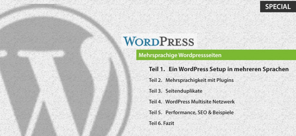 Teil 1: Mehrsprachiger Seitenbaum Wordpress CMS Mehrsprachigkeit