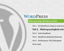 Teil 2: Wordpress als CMS - Mehrsprachigkeit mit Plugins