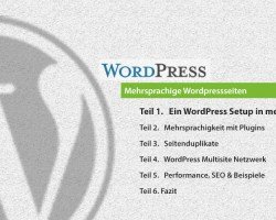 Teil 1: Mehrsprachiger Seitenbaum Wordpress CMS Mehrsprachigkeit