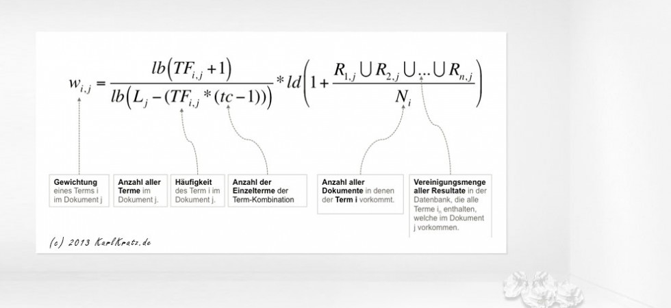 WDF IDF Termfrequenzanalyse