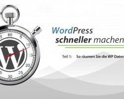 Wordpress schneller machen - Teil 1: Datenbank aufräumen