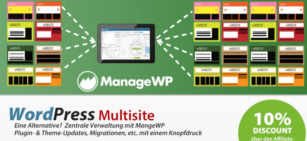 Alternative zur Multisite - Zentrale Verwaltung mit ManageWP